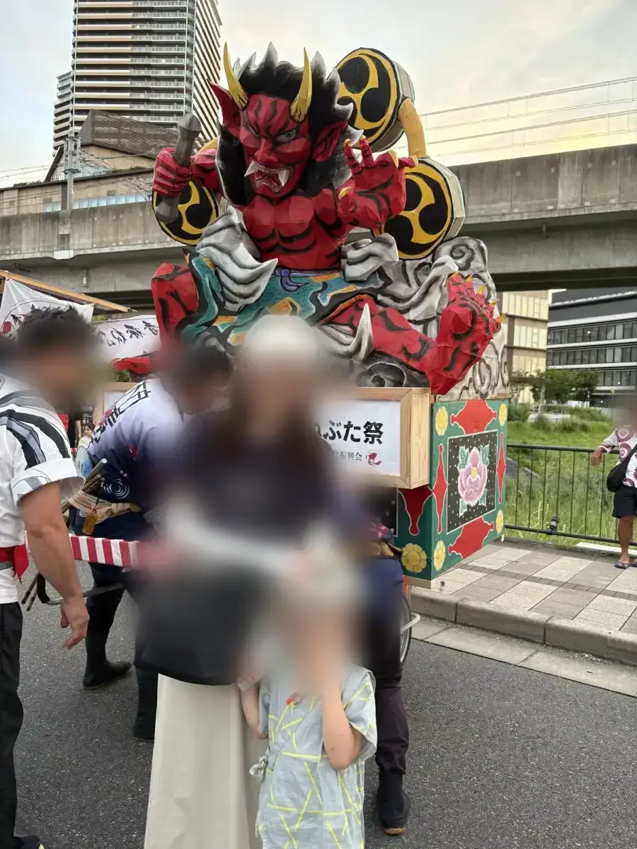 柏の葉T-SITE夏祭りのねぶた山車。写真は過去開催時のもの