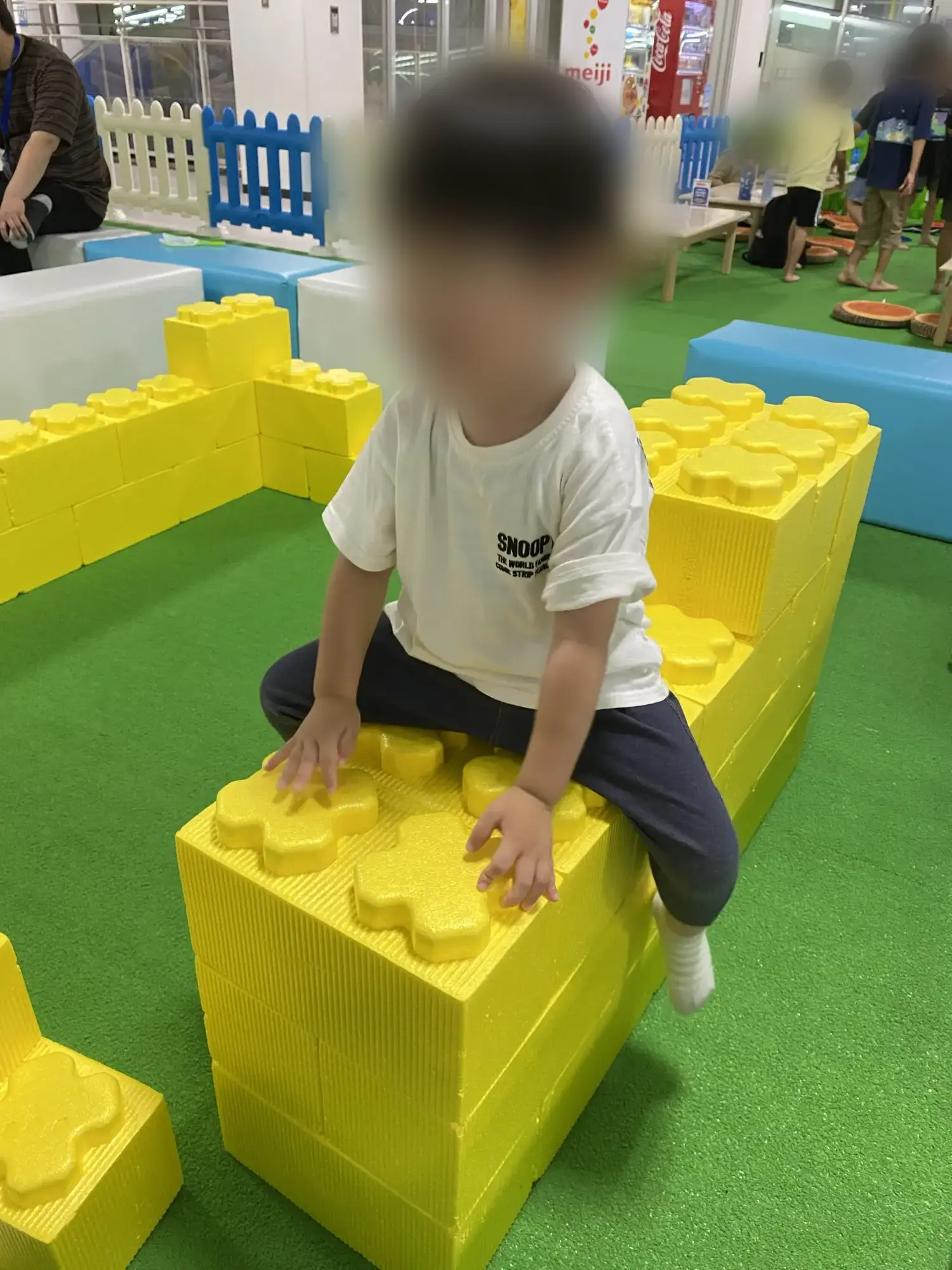 大型ブロック遊び