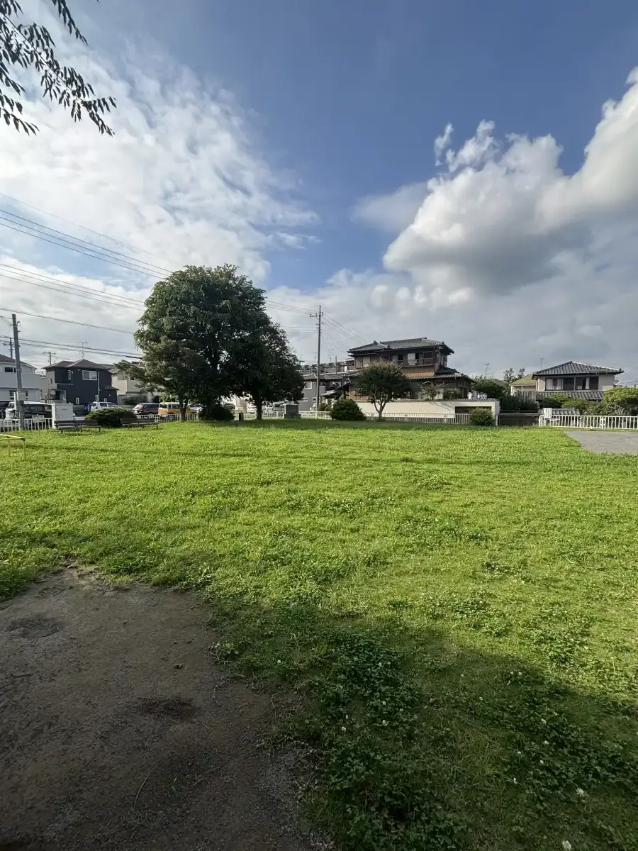 台田法花坊公園の広場