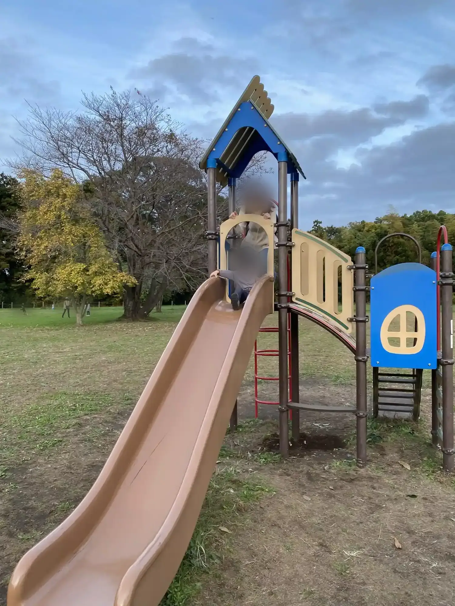 滑り台で遊ぶ子ども