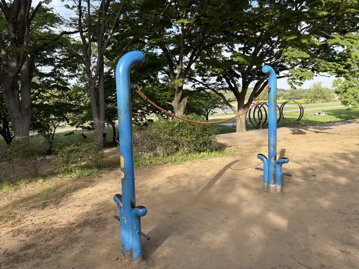 ロープぶらさがり