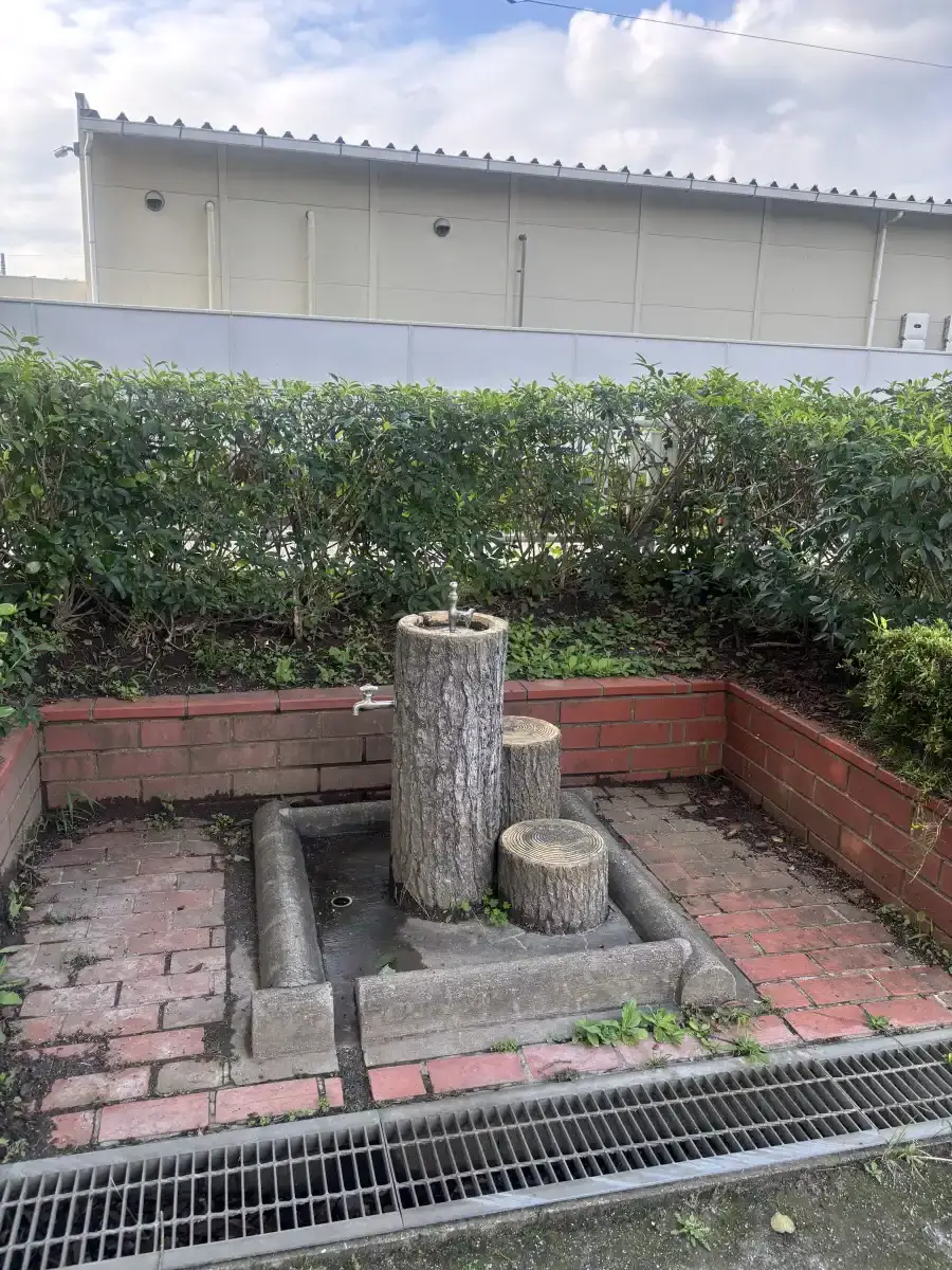 木のような見た目の水道