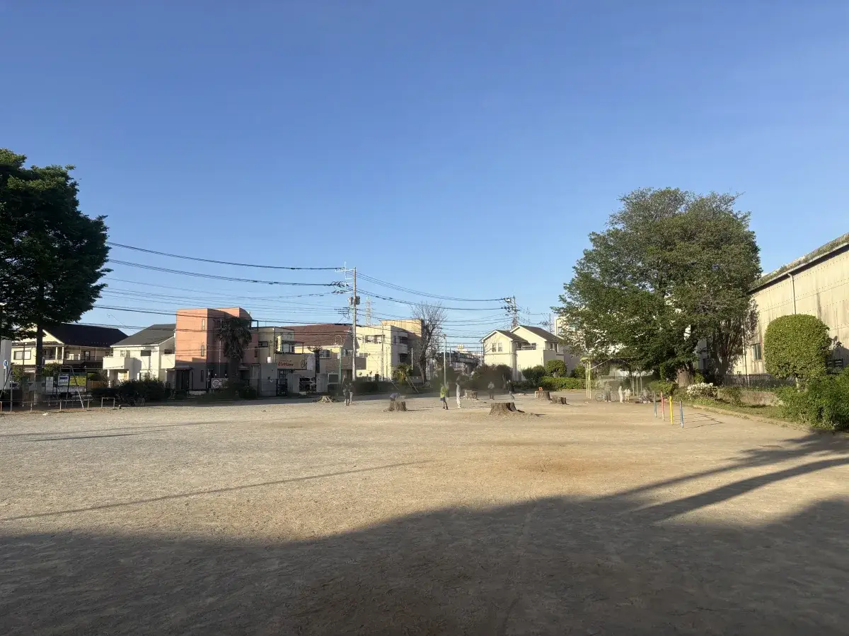東側から見た公園全体