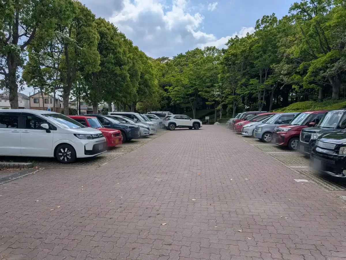 南部公園の駐車場