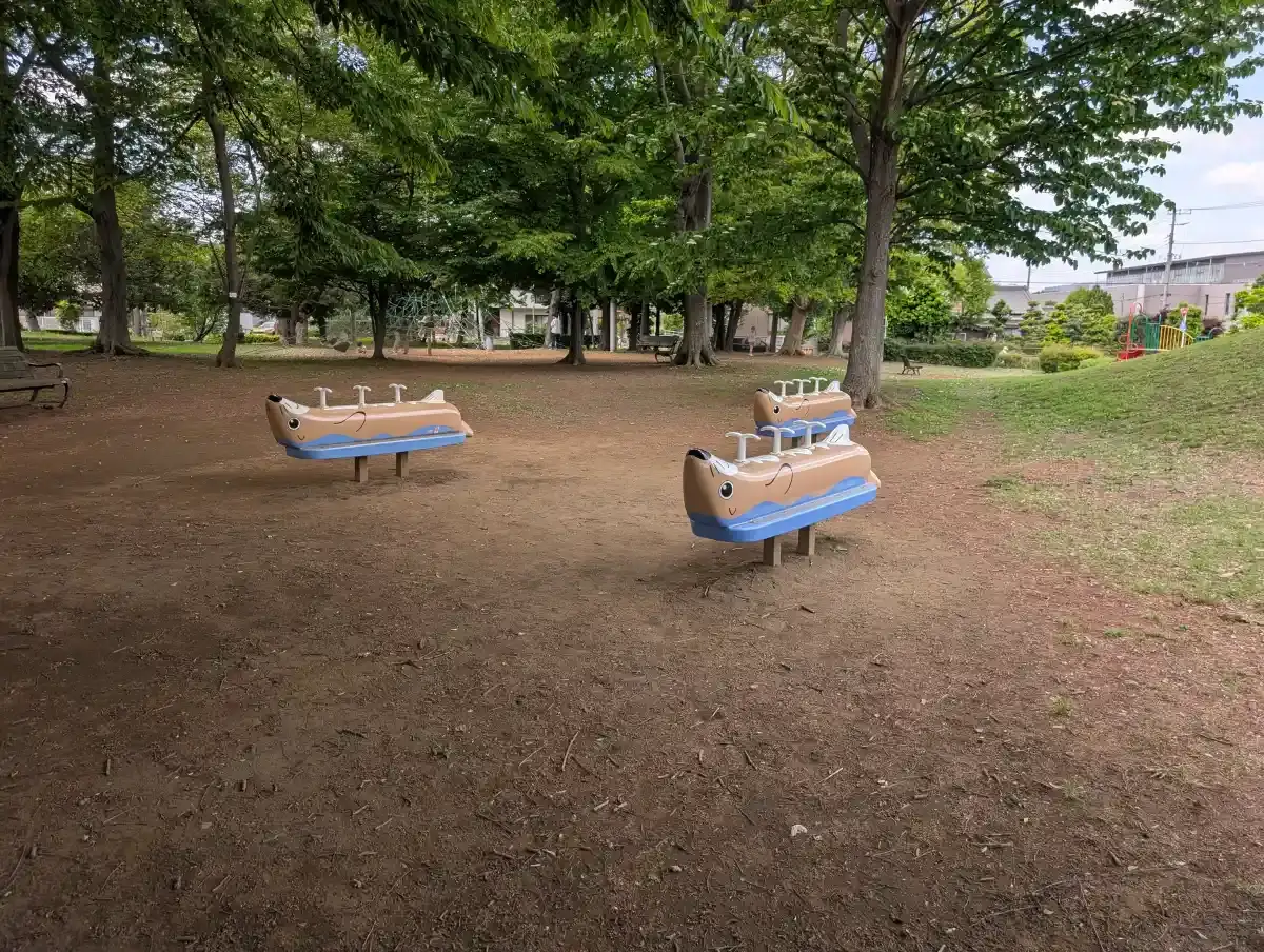 3人乗りスプリング遊具