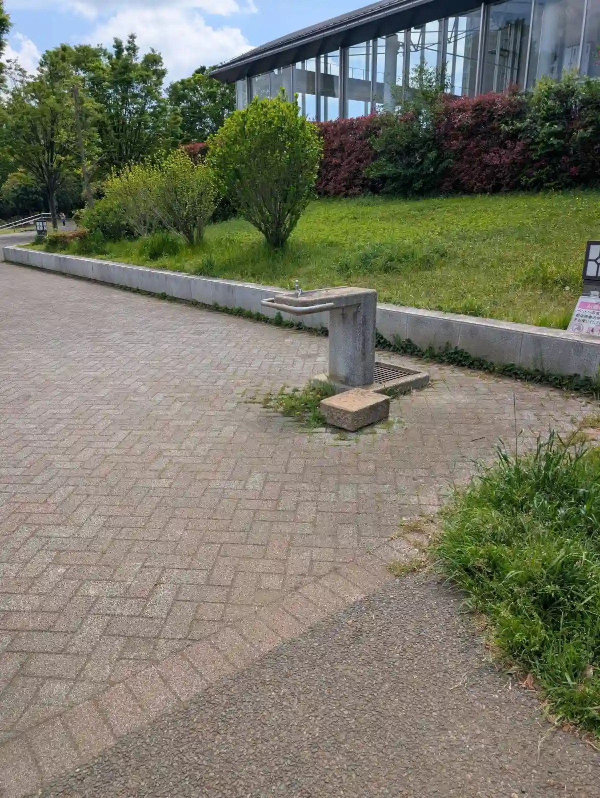リフレッシュプラザ側の水道