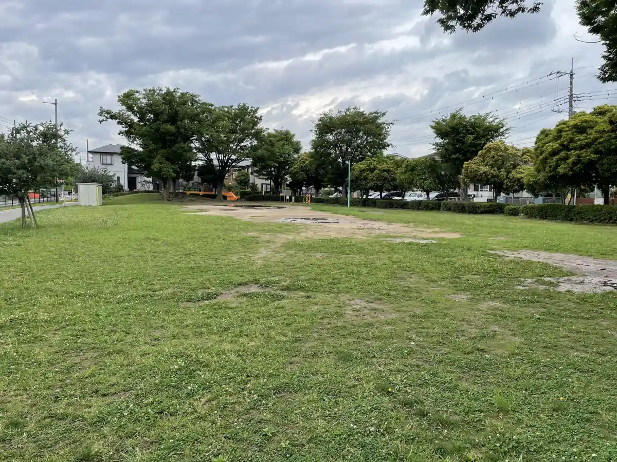 あかしあ公園の芝生広場
