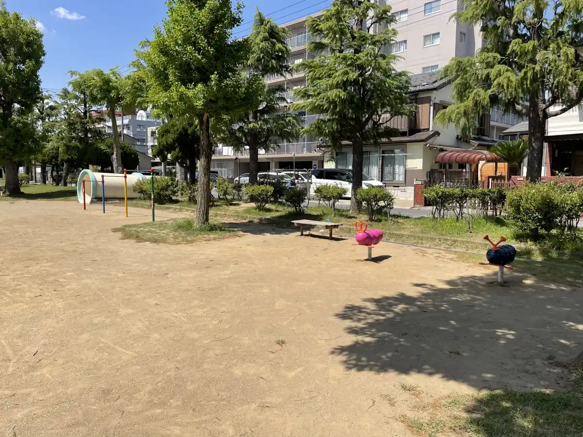 広田公園のスプリング遊具