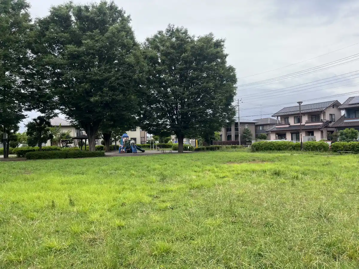 キラリ公園の広場