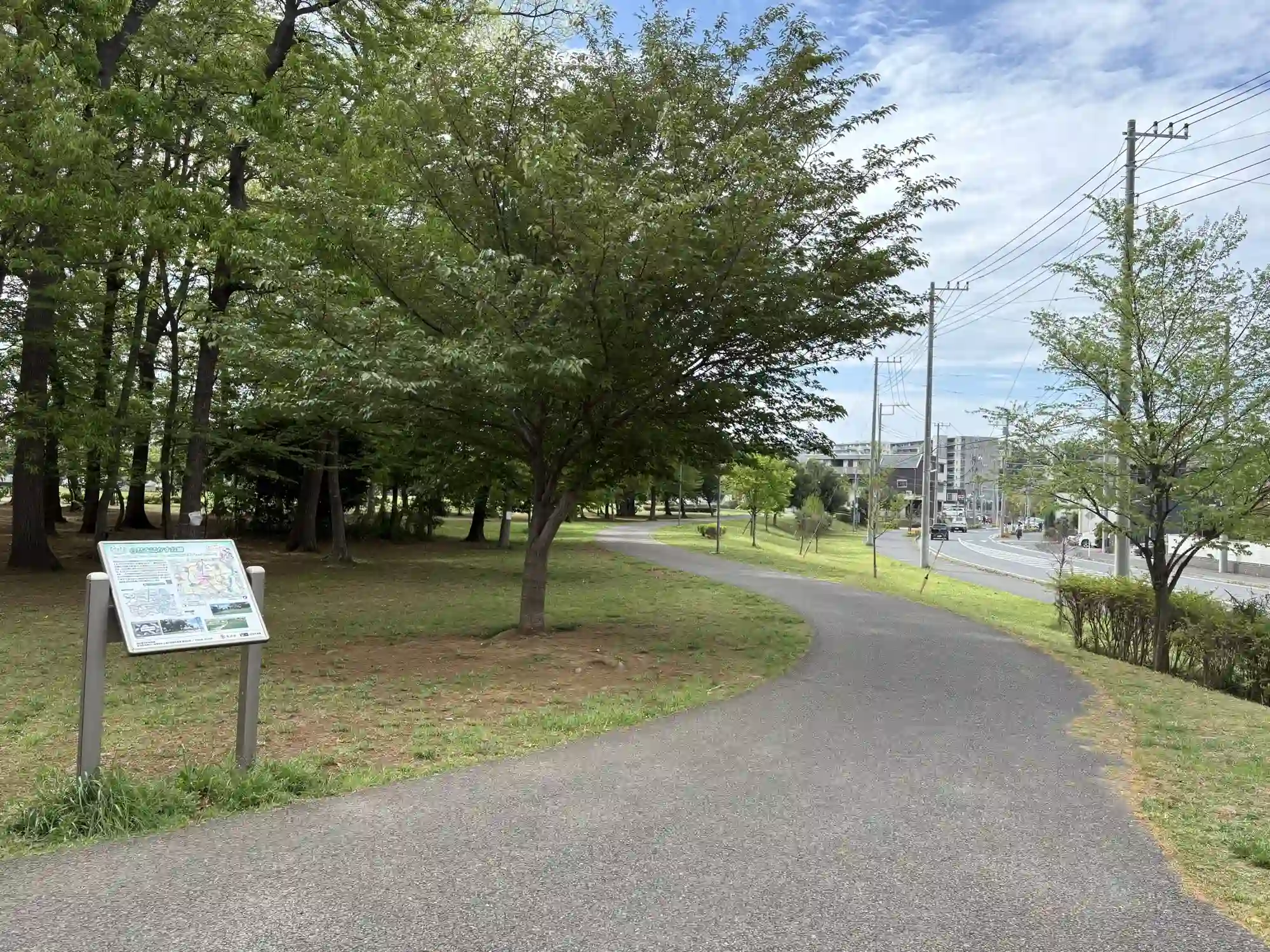 園内遊歩道