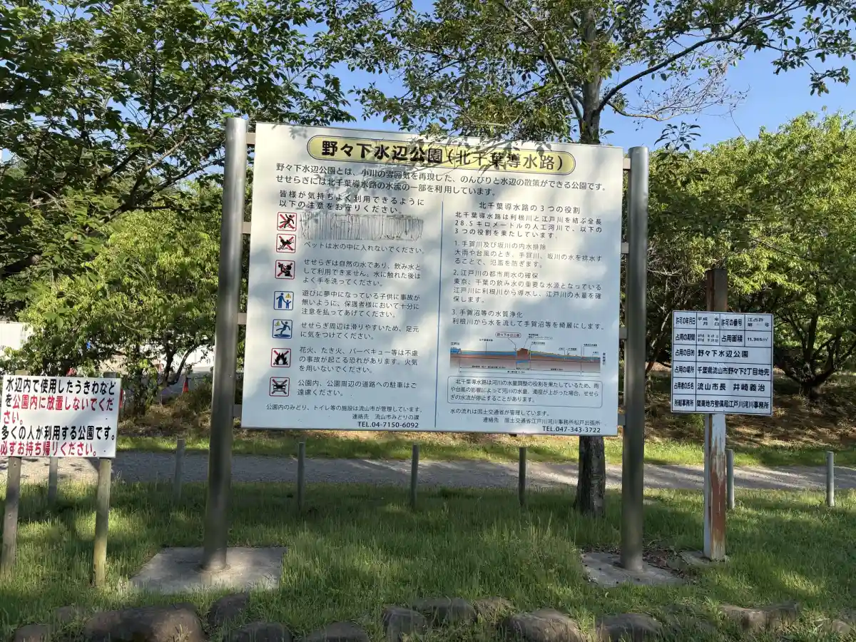 公園案内板