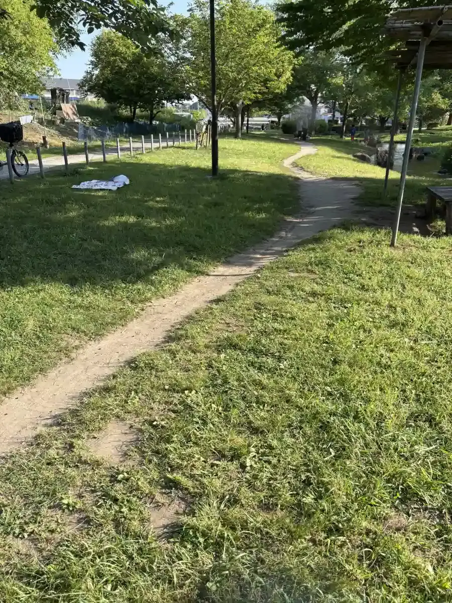 園内の遊歩道
