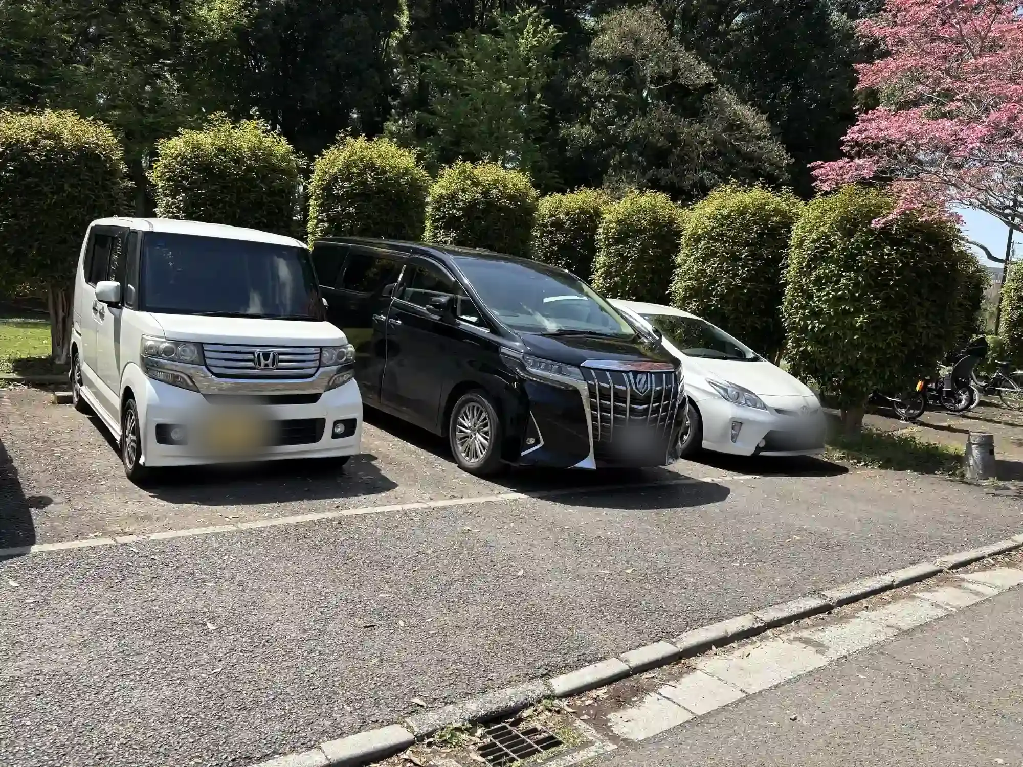 4台分の駐車スペース