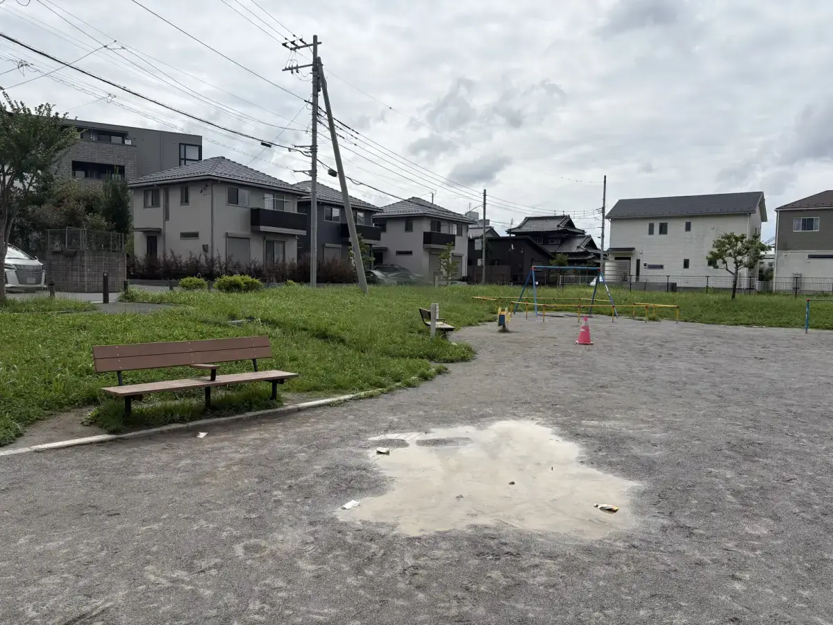 雨上がりの水たまり
