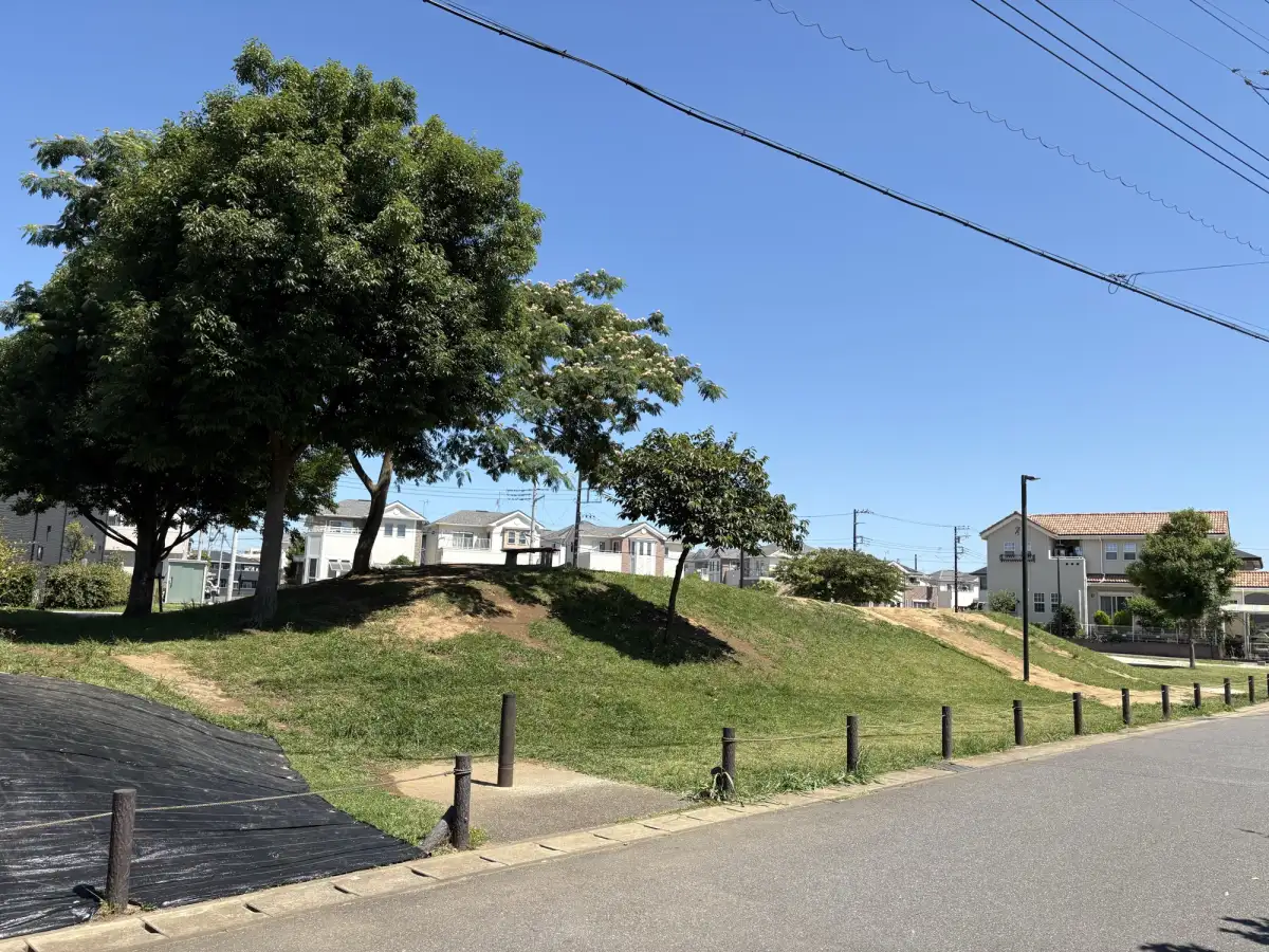 おおたかの森北1号公園を東側から見た様子