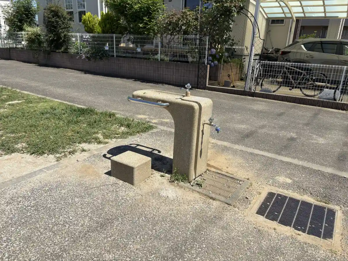 おおたかの森北1号公園の水道