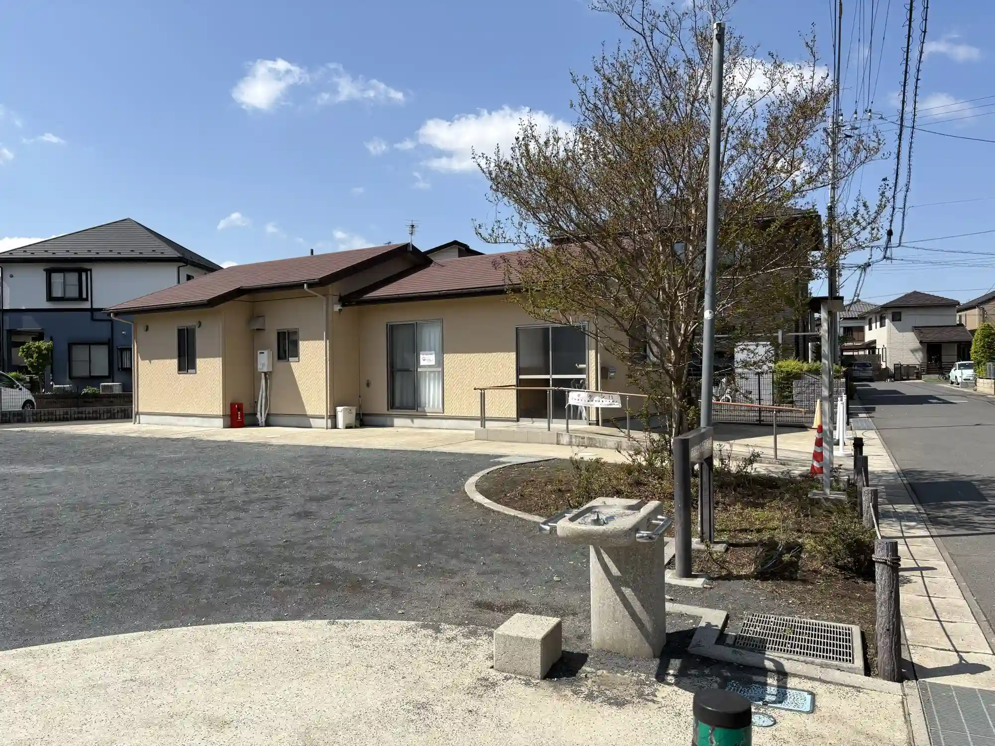 公園周辺の住宅街